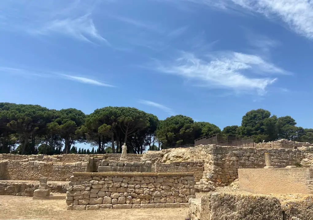Entrada a les Ruïnes d'Empúries